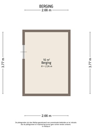 Floorplan - Kalkhovensingel 30, 4101 ZE Culemborg